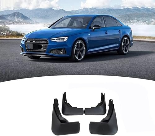 YANGCP Kotflügel Für Audi A4 B7 B8 B9 2016-2022, Schmutzfänger Spritzschutz Vorder- und Hinterräder Kotflügel Auto
