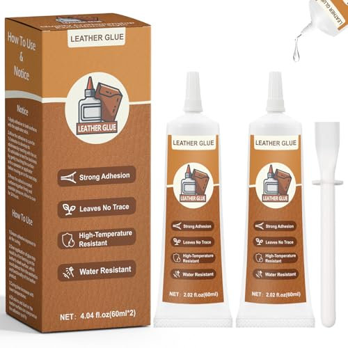 WAN2TLK 120 ml de pegamento para cuero extra fuerte, adhesivo para cuero, adhesivo para pegar y reparar cuero y cuero, cuero y superficies de diferentes materiales (Leather Glue)