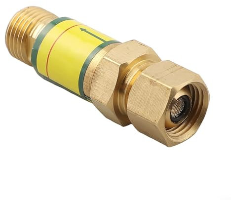 Clapet anti-retour à gaz oxygénacétylèneméthane avec clapets anti-retour de sécurité (A)