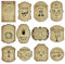 Lot de 36 étiquettes de bouteille de vin d'Halloween vintage effrayantes pour bouteilles de potion magique, autocollants de pharmacien, effrayants, imperméables (lot de 36, M)