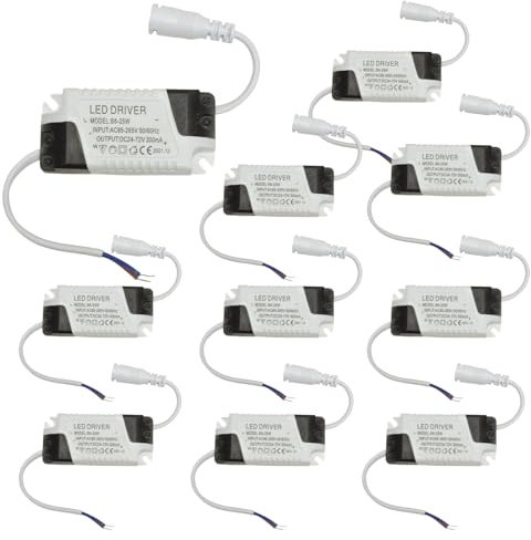 LED ATOMANT Pack 10x Driver Downlight - Panel - Plafon Led 14-20W DC para todo tipo de panel o plafon LED Standard. Cumple CE y ROHS.