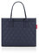 reisenthel daily shopper rhombus midnight – Moderner, geradliniger Shopper für jeden Anlass - praktische Handtasche, groß genug für Ihre Einkäufe und Ihre Alltagsgegenstände