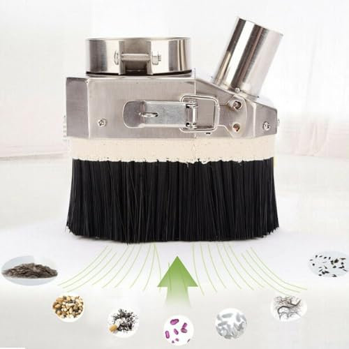 Nylon Bristle Equipped CNC Router Spindle Cleaner Reliable and Sturdy 80mm Double Door Vacuum Attachment (65mm)