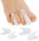 Gel Hallux Valgus Zehenspreizer Zehenkorrektur Zehentrenner Silikon Zehentrenner Silikon-Entlasten Sie Ballen silikon Zehen Abstandhalter für Bunion Korrektur überlappende Zehen Verhinderung Reibung
