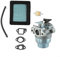 Fauhapyway Carburetor Kit Compatible With EA190V EA175V EV190A 700F Pressure Washers Lawn Mowers Replacement Parts Air Filter Fuel Gaskets Pipe Metal Construction