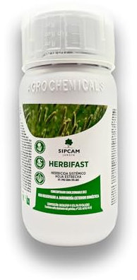 Herbicida para Malas Hierbas HERBIFAST de Hoja Estrecha MUY EFICAZ | 250 ml para diluir en 62 litros de Agua | Acción Sistémica y Rápida Absorción | Ideal Huertos y Cultivos Hortícolas | Nexum Market