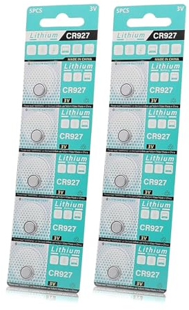 CR927 Knopfzellenbatterien, 3 V, Lithium-Batterien, 927, für Uhren, Taschenrechner und ferngesteuertes Spielzeug, 10 Stück