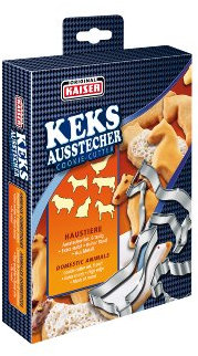 Kaiser 613550 Ausstechformen-Set Haustiere, 6-teilig