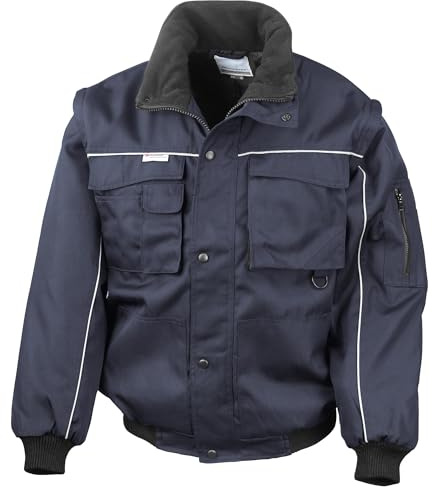 Result Herren Re71a Robuste Pilotenjacke mit Reißverschluss