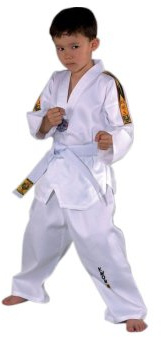 KWON® 551005 - Uniforme da taekwondo, con cintura, modello Tiger, misura: junior
