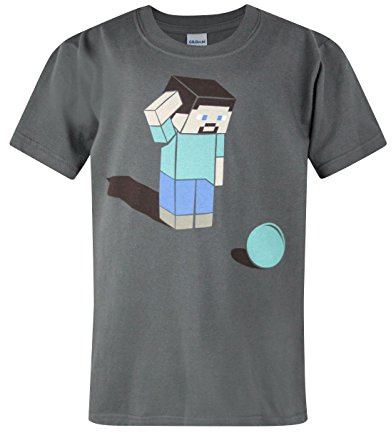 Official Minecraft Confused Kid's T-Shirt (7-8 Years)