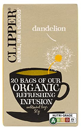Clipper Organic Infusion Dandelion 20 Tea Bags, 30g