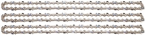 3 cadenas de sierra Tallox, paso .325, calibre 1,5 mm, 68 eslabones de tracción, 45 cm, semi-chisel, compatibles con Husqvarna C85