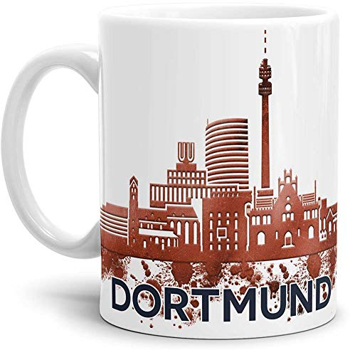 Tassendruck Dortmund-Tasse Skyline - Kaffeetasse/Mug/Cup - Qualität Made in Germany