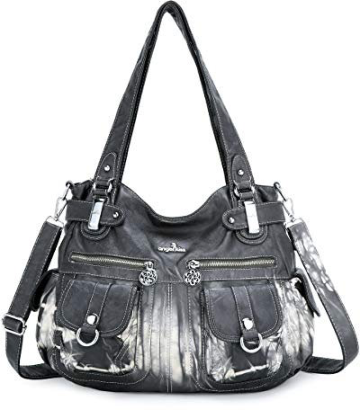 Angel Kiss Cuir Sac à Main Désign/Epaule/Bandoulière/Large Capacité 8 Petites Poches Pour Filles/Femmes 5739