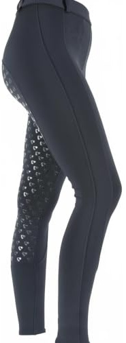 Shires Aubrion Albany Womens Horse Riding Tights - in Black Exl, Black