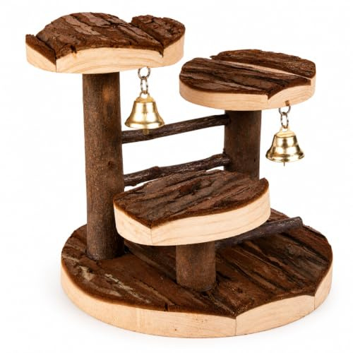 Pet Ting Natural Living Climbing Frame 14 x 14cm Diameter Hamster Mice Geribil