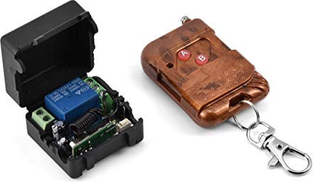 Bewinner Interruttore di Controllo remoto a relè Wireless 12V per Porta o Altri interruttori Telecomando a relè Interruttore Automatico per Regolazione Automatica con