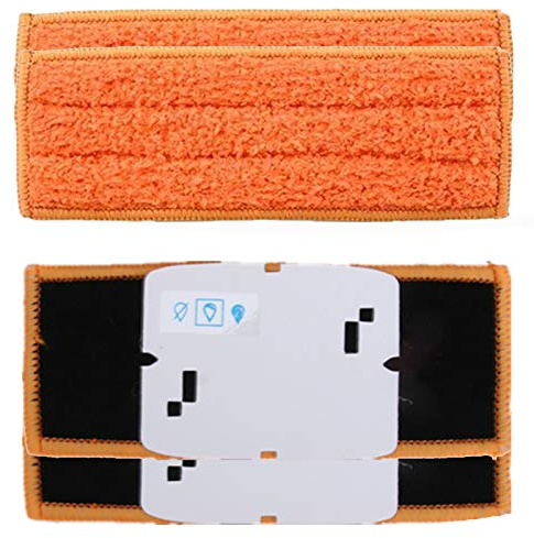 4 almohadillas lavables de repuesto de microfibra para iRobot Braava Jet 240 241, naranja, almohadillas de barrido húmedas