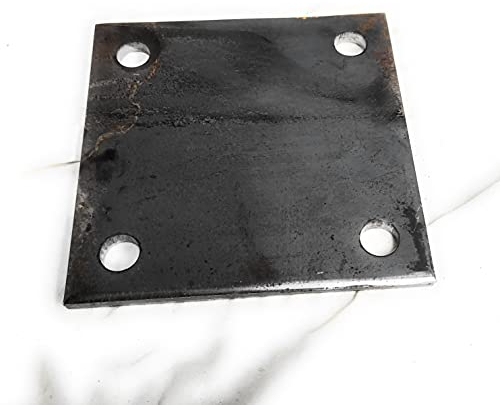 Placa de anclaje 150 x 150 en 8 mm. de espesor con cuatro taladros