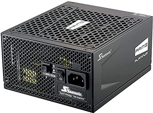 Seasonic Prime Ultra Platinum 1300W (80+Platinum, ATX 12V) Power Supply for Computer/Gaming PC's, 6x PCIe, Cable Management