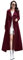 ebossy Women's Double Breasted Duster Trench Coat Slim Full Length Maxi Long Overcoat, Wine Red, S