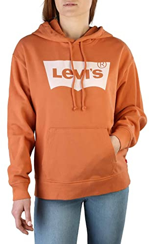 Levi's Damen Graphic Standard Hooded Sweatshirt Hoodie, Batwing Autumn Leaf, S