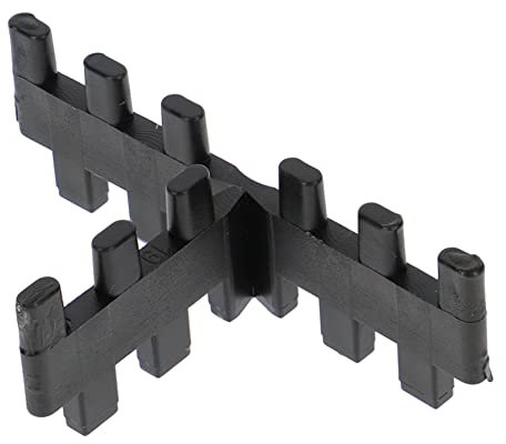 Fugenkreuze T-Stücke stapelbar für Terrassen Platten Breite 3mm Hoehe 20mm 100 Stück zum verlegen am Rand und im Verband