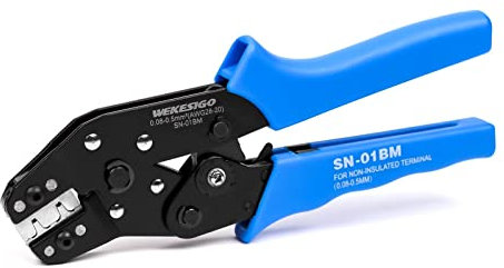WEKESIGO SN-01BM Ratschen-Crimpzange AWG28-20 0,08-0,5 mm² für XH2.54/3.96,PH2.0,PX,JST,Molex-Klemme