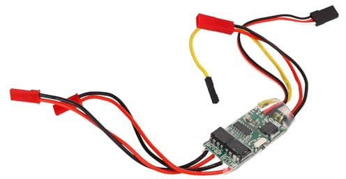 RiToEasysports RC Brushed ESC, RC Brushed Motor Drehzahlregler Bidirektional 2s-3s Lipo 5A RC Two Way ESC Brushed Motor Ersatzteile für RC Modellboote Versandzubehör Modellspielzeug