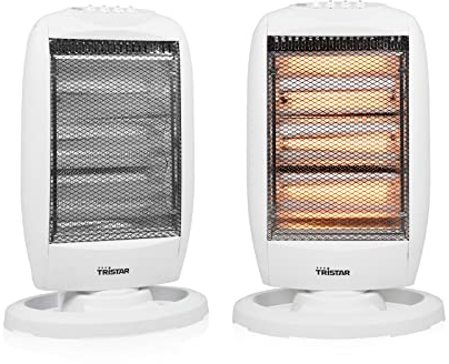 Halogen Heizlüfter 2er SET oszillierend 3 Stufen 400/800/1200Watt