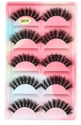 Eyelash Storage Organizer Black Best Custom Eye Strip Lash Glue Natural Nude Makeup 10 Pairs Of Eyelashes Transparent Stem Dense Full Lashes