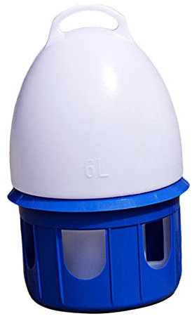 Generic Abreuvoir portatif Automatique de Distributeur d'eau d'oiseau avec la Bouteille d'eau de poignée Abreuvoir de Pigeon de Grande capacité pour la, 6L D 19cm H 35CM