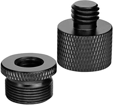 Mic Thread Adapter,Camera Screw Adapter Thread 1/4 Male to 5/8 Female and 5/8 Male to 1/4 Female Screw Thread Adapter Tripod Screw Adapter For Camera Monitor Microphone Standamera Screw Adapter Thread