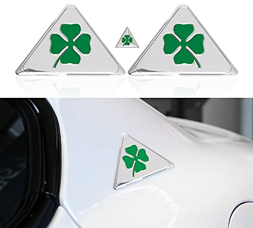 3PCS 3D Auto Aufkleber mit Logo für Alfa Romeo Giulietta Stelvio Spider GT Giulia Mito Brera 159 156 147 Car Styling