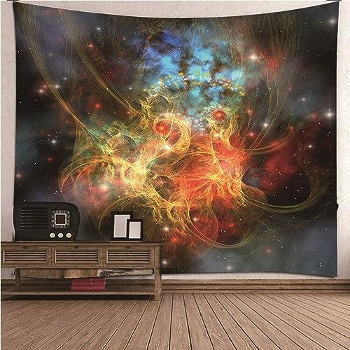 Aotiwe Wandteppiche Retro, Wandbehänge Deko Stoff Englische Zeitung Beige Tuch Wand aus Polyester Wanddeko Boho 150x130cm