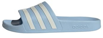 adidas Adilette Aqua Slides, Infradito Donna, Glow Blue Zero Metalic Zero Metalic, 43 1/3 EU