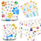 Dog Party Supplies Serve 20 - 61Pcs Plates Napkins Tablecloth Set for Doggy, Kids, Dog Birthday Party Decorations Dog Theme Party