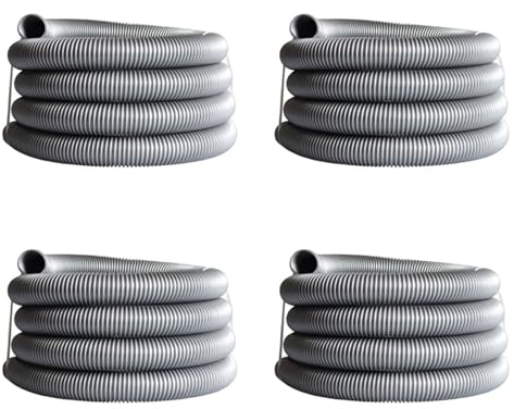 Hundnsney 4 x 1 m diametro interno 50 mm aspirapolvere filettatura flessibile tubo durevole assorbimento macchina tubo cannucce vuoto