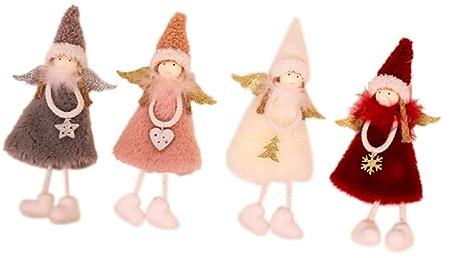 PRETYZOOM 4stücke Weihnachtsbaum Deko Puppen Zufällige Designs Für Festliche Dekoration Für Weihnachten Und Raumgestaltung