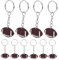 CORHAD Lot de 10 porte-clés portables en forme de ballon de rugby mignons mini porte-clés pour fournitures scolaires adorables décorations de à suspendre