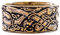 Windalf Breiter Wikinger Ring RAVAN 10 mm Odins Wölfe Vikings Wilde Jagd Wotan Bronze (Bronze, 66 (21))