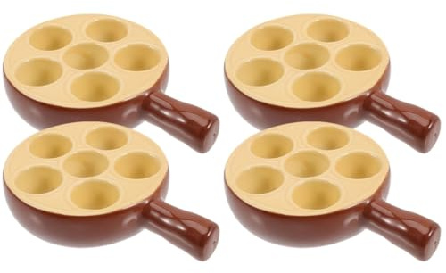 Amosfun 4 Stück Schneckenform Schnecken Backhalter Porzellan Schneckenteller Schnecken Servierform Backen Schneckenteller 6 Löcher Schneckenteller Fach Schneckenteller Backform Keramik