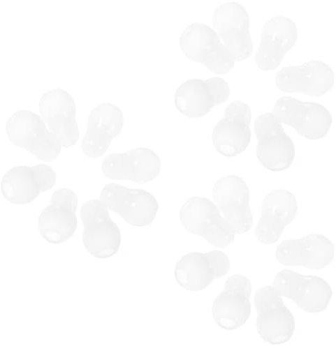 minkissy 3sets Replaceable Earbuds Lightweight Small Size PVC for Clinic Hospital and Medical Professionals 10pcs*3
