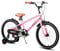 STITCH 18 Zoll Kinderfahrrad für 4-7 Jahre Mädchen & Jungen, 18 Zoll Kinderfahrrad mit Stützrädern,Rosa