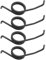 LT Easiyl Spinn-Angelrolle, Federrolle, langlebige Federrolle, Reparatur, Ersatzteile, Angelzubehör, kompatibel mit Daiwa 2500-6000, 4 Stück