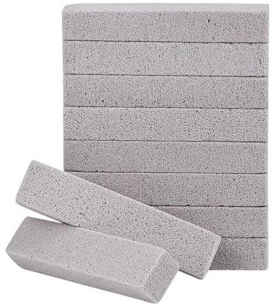 Bimsstein-WC-Schüssel-Reiniger, Pool-Bimsstein, 10 Stück, Schleifblöcke, strapazierfähig, kratzfest, Reinigungswerkzeug für Dusche, Fliesen, Badewanne, Naht, Fugenmörtel, Ofen, Glasfleckenentfernung