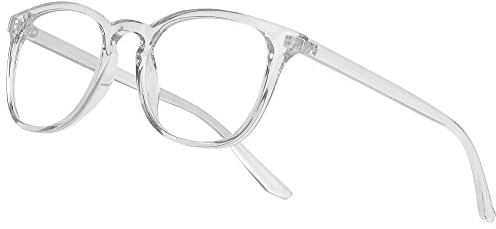 Ymmott Blaulichtfilter Brille ohne Sehstärke - Anti-Blaulicht Gaming & Computerbrille für Damen & Herren, UV400 Blaufilter Brille Augenbelastung Ermüdung beim Bildschirmarbeiten