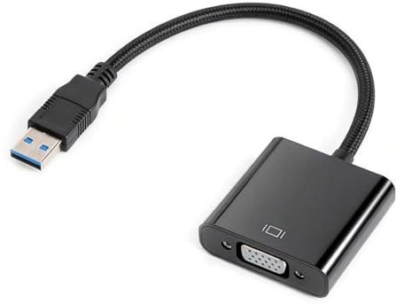 Adattatore USB a VGA, USB 3.0/2.0 a VGA, convertitore video HD per computer portatile