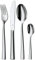 WMF 1166006043 Set de 24 Couverts de service, Acier Inoxydable, Argent, , 44 x 27 x 5 cm